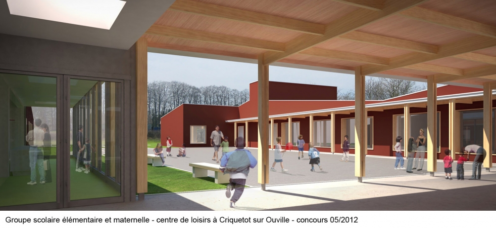 margerie & pasquet - école à Criquetot sur Ouville - 2012
